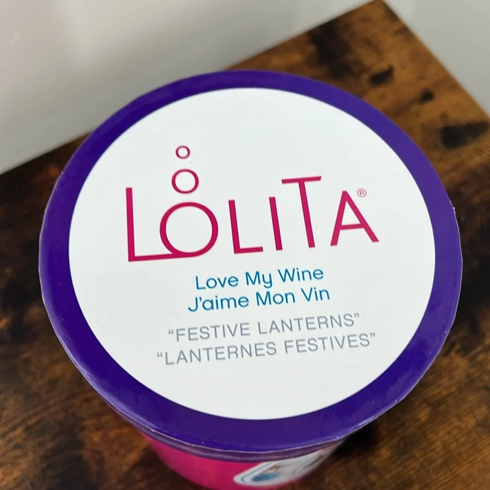 Lolita Love My Wine Festive Lanterns Steamless Wine Glass